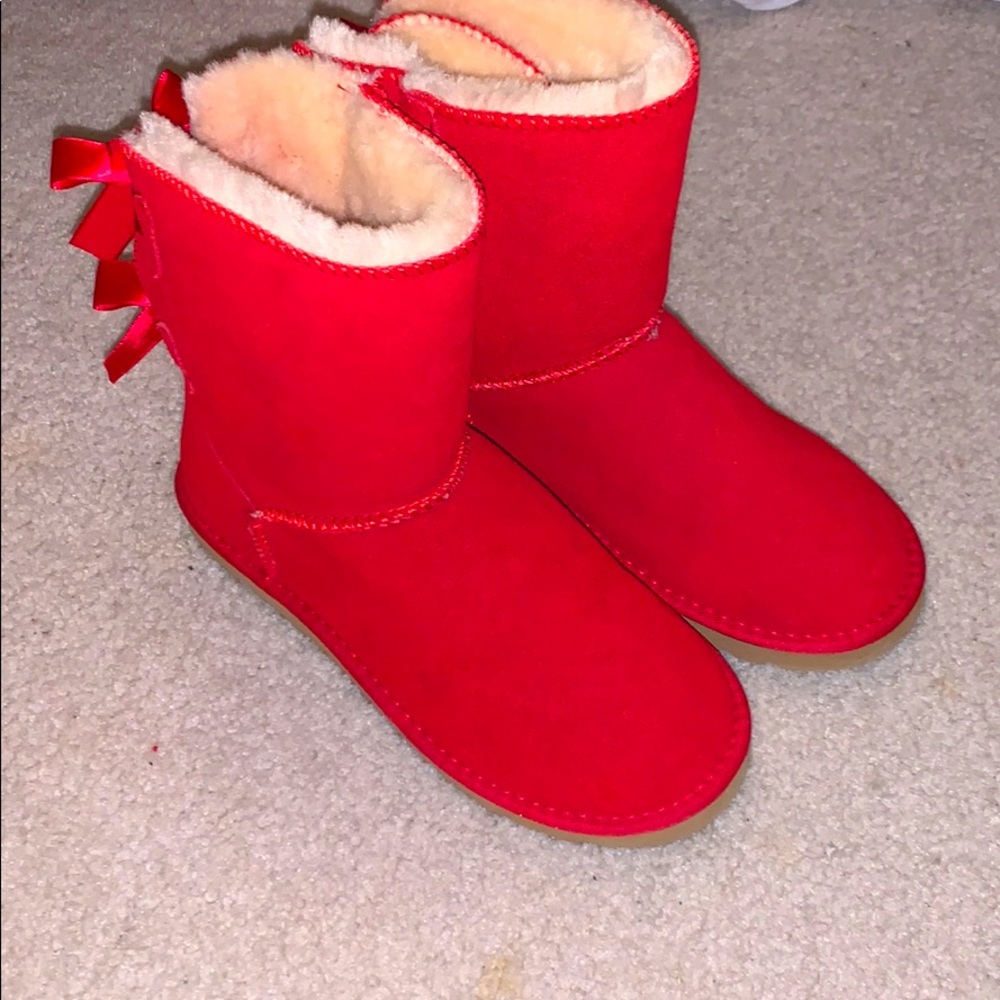 Red Ugg boots